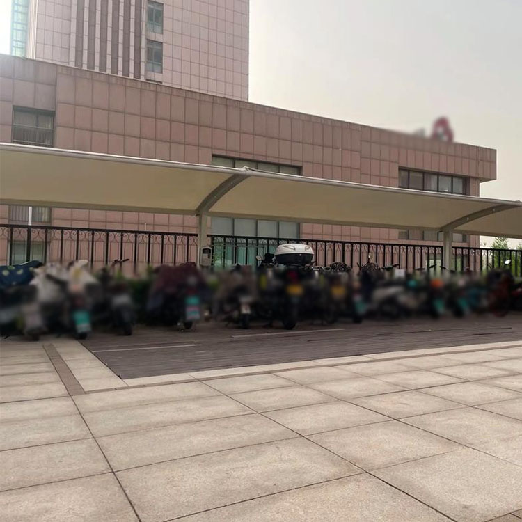 来宾膜结构电动车棚