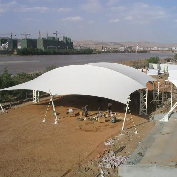 来宾膜结构汽车棚